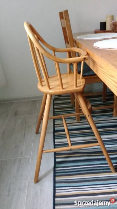 Drewniane krzesełko do karmienia Ikea Krzesełka do karmienia śląskie Rybnik