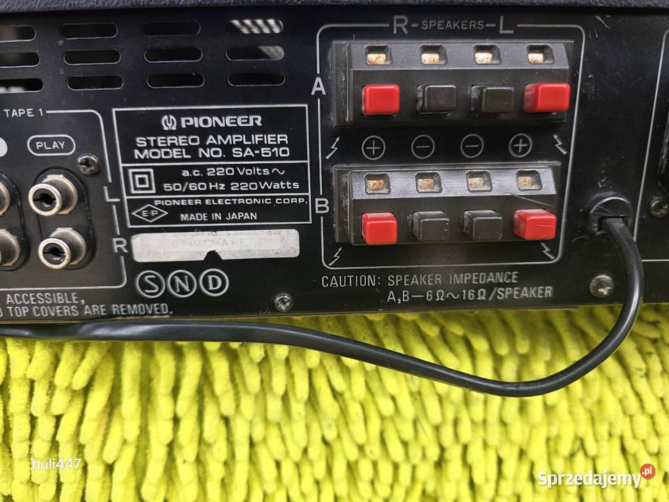 wzmacniacz pioneer sa510 blue line stereo Chełm Śląski