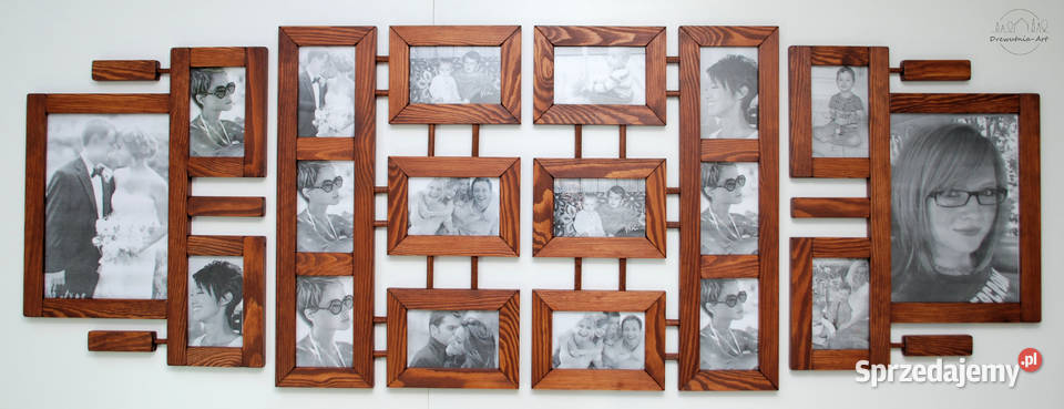 Galeria Multirama drewno Ramka na zdjęcia Foto Sosnowiec