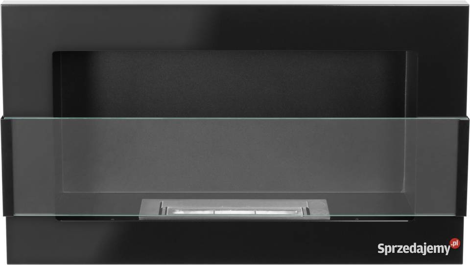 BIOKOMINEK BOX 650X400 CZARNY Z SZYBA BIOKOMINEK Warka