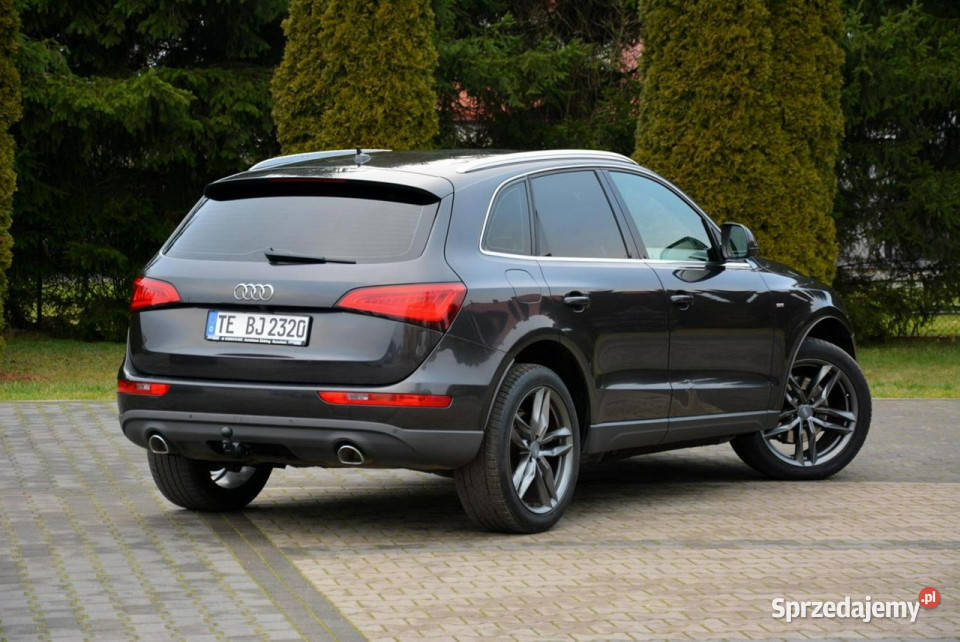 Audi Q5 2xSLine Navi Klimatronic lift Skóry Rok produkcji 2014 Ostrów Mazowiecka