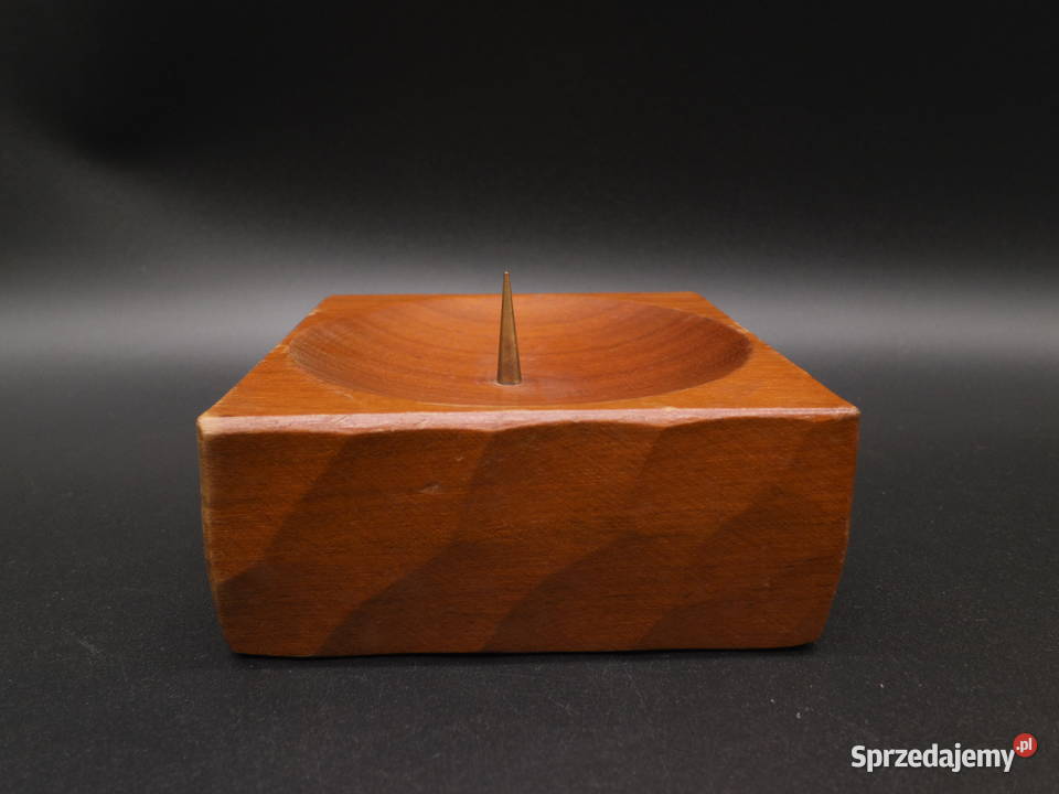Świecznik Drewniany Robert Busch Rękodzieło Raszków