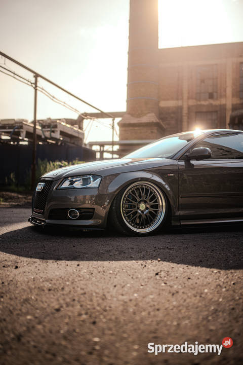 Audi A3 8P 20 Quattro Airride maxton 3tlg stance lakier metallic śląskie Ruda Śląska