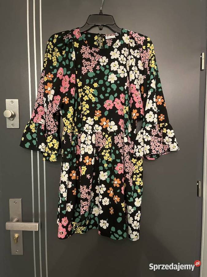 Asos sukienka modny wzór kwiaty floral hit blog