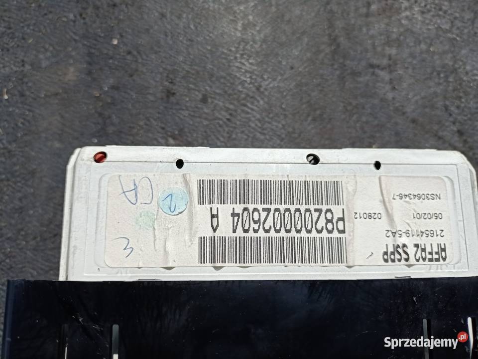 wyświetlacz LCD radia renault laguna II osobowe zachodniopomorskie Szczecin