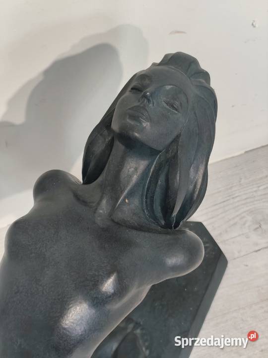 Ikona Art Deco Duża Rzeźba Wiosna Spring A Danel Poddębice