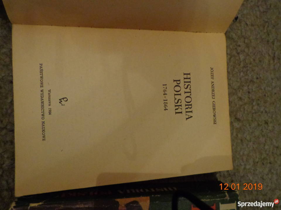 Historia Polski Józef Andrzej Gierowski Józef Rok wydania 1984 Łódź