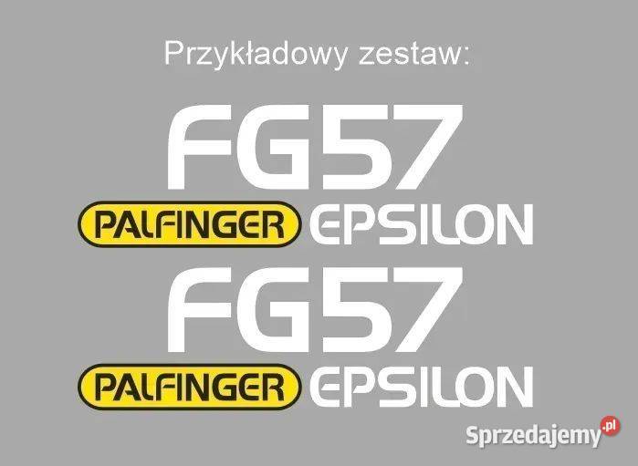 Naklejki PALFINGER EPSILON FG 53 57 37 27 43 31 Janików