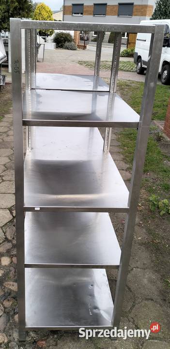 Regał gastronomiczny ze stali nierdzewnej Słupia Kapitulna