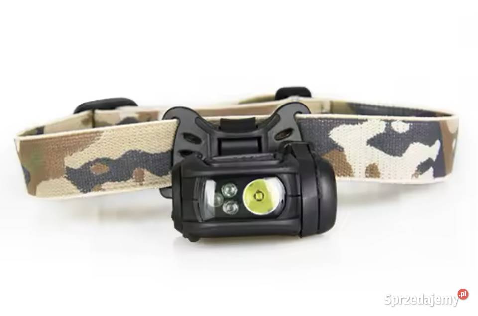 Latarka czołowa LED czołówka taktyczna na kask Płock