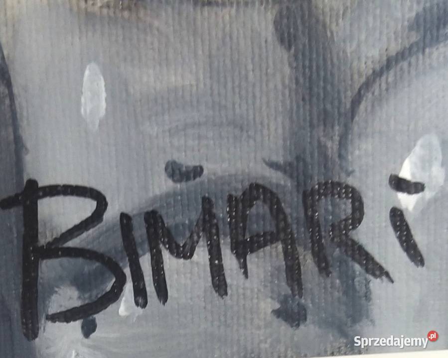 Klaun na dachu siedzi na kominie obraz szkłem Malarstwo Antyki, Sztuka, Kolekcje Bronisze