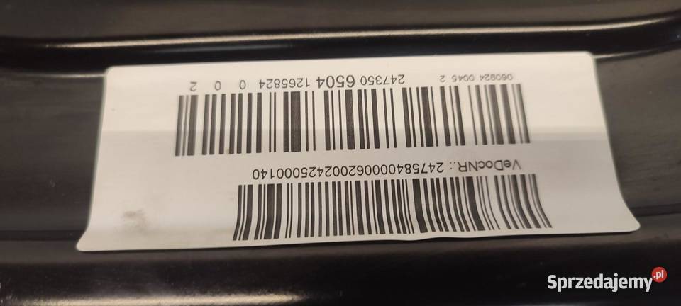 MERCEDES W247 SANKI WÓZEK BELKA TYŁ