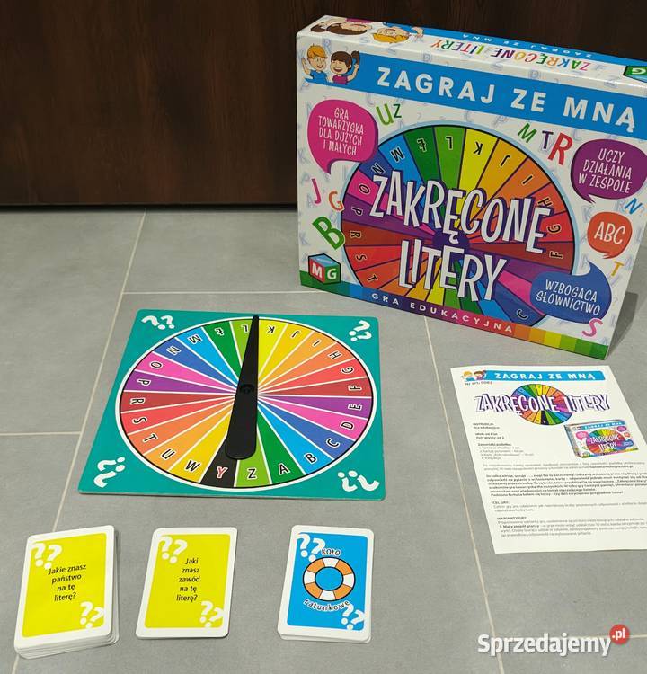 Gra edukacyjna Zakręcone Litery kujawsko-pomorskie Toruń