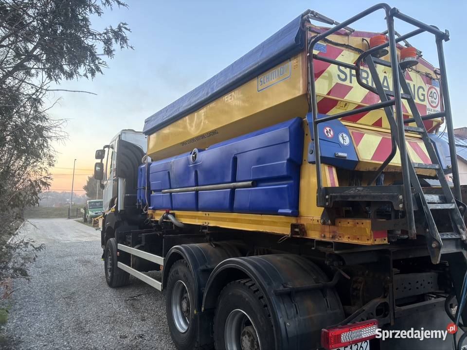 Renault K380 6x6 2016 Piaskarka solarka schmidt podkarpackie