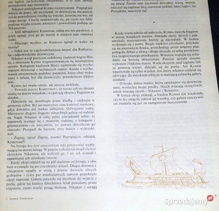 Synowie Timokratesa Jerzy Pilikowski lubelskie Chełm sprzedam