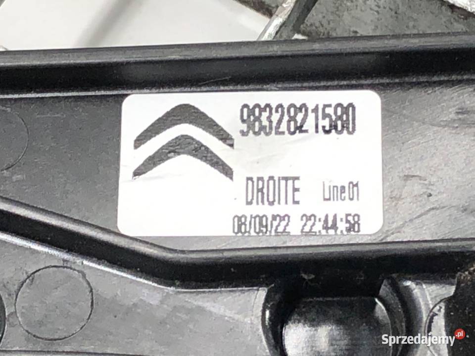 PODNOŚNIK SZYBY PRAWY PRZÓD CITROEN C4 III sprzedam
