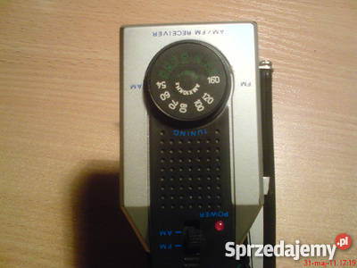 Sluchawki z radiem stereo AM i FM