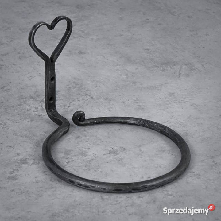 Wieszak na ręcznik metalowy KUTE SERCE Chmielnik