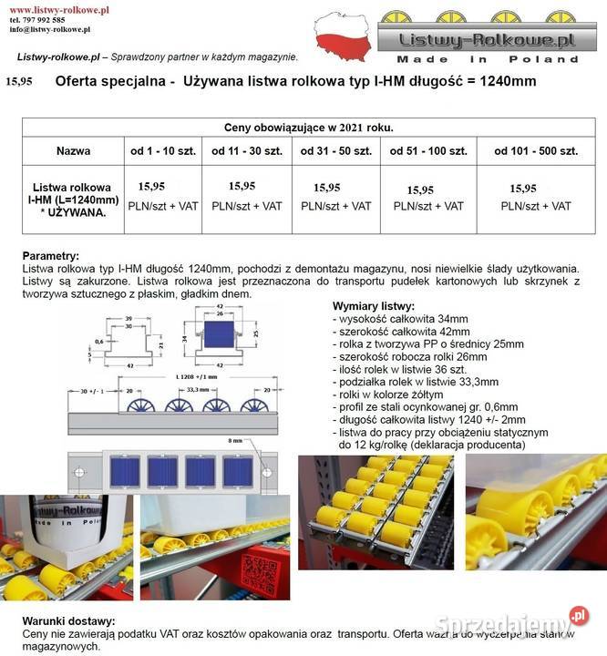 Listwa 1240mm Wrocław