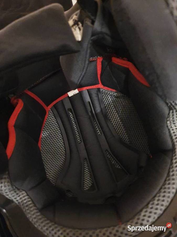 Kurtka L spodnie 42 kask S skóra czarne motocykl