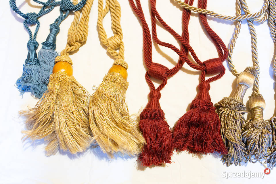 Sznury do zasłon upinacze do zasłon chwosty Gdańsk