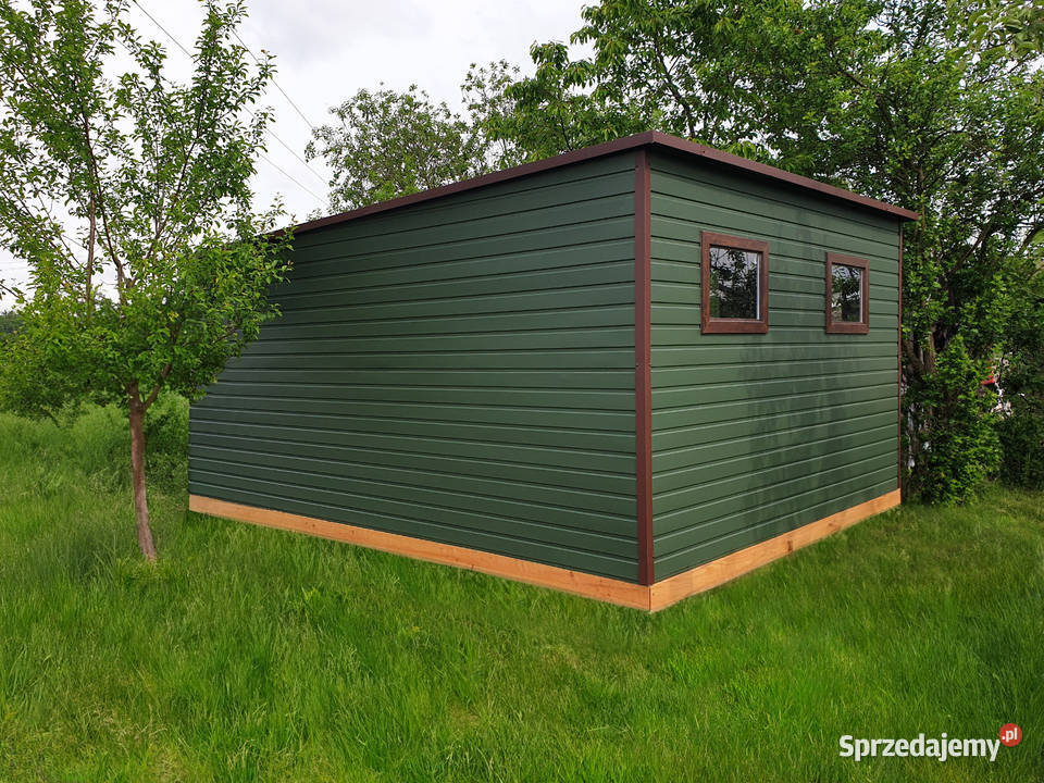 Domek ogrodowy 54m ciemnozielony matowy Nysa