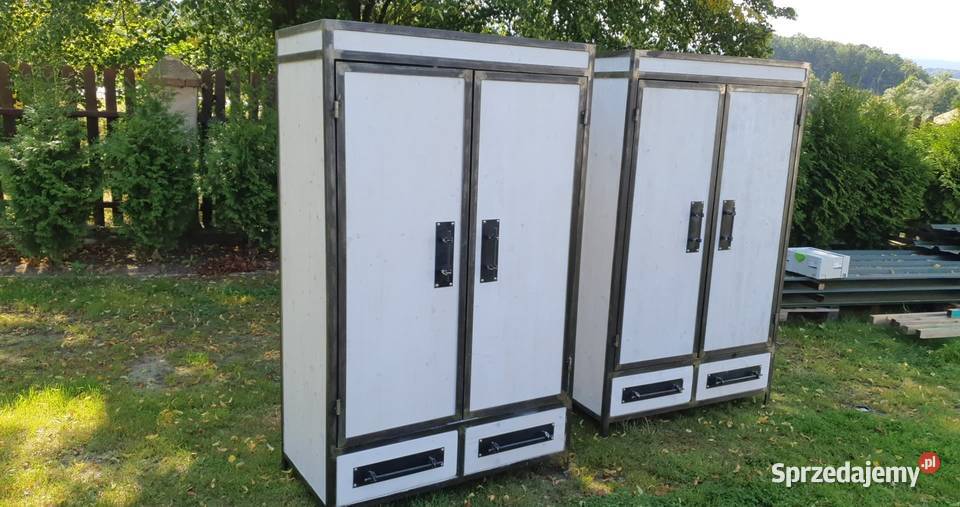 industrialna szafa ubraniowa 2 drzwiowa z Dom i Ogród mazowieckie sprzedam