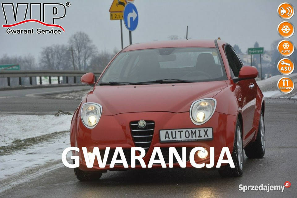 Alfa Romeo Mito 13 MultiJet2 gwarancja przebiegu kurtyny powietrzne Sędziszów Małopolski