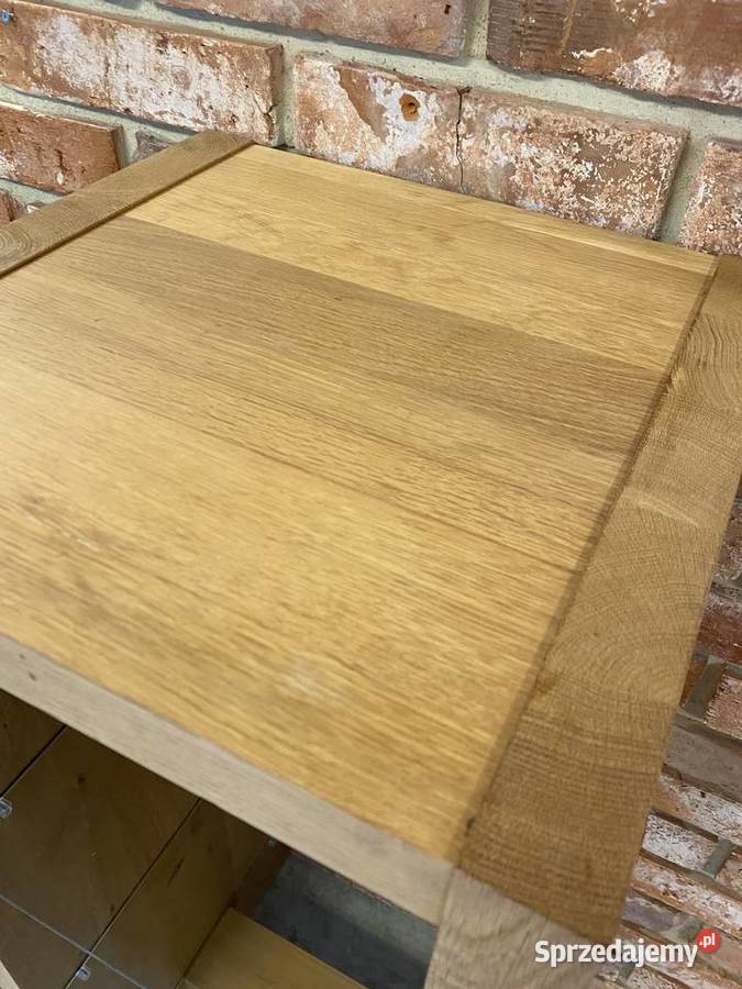 Witryna otwarta słupek vintage drewno dębowe wielkopolskie Poznań