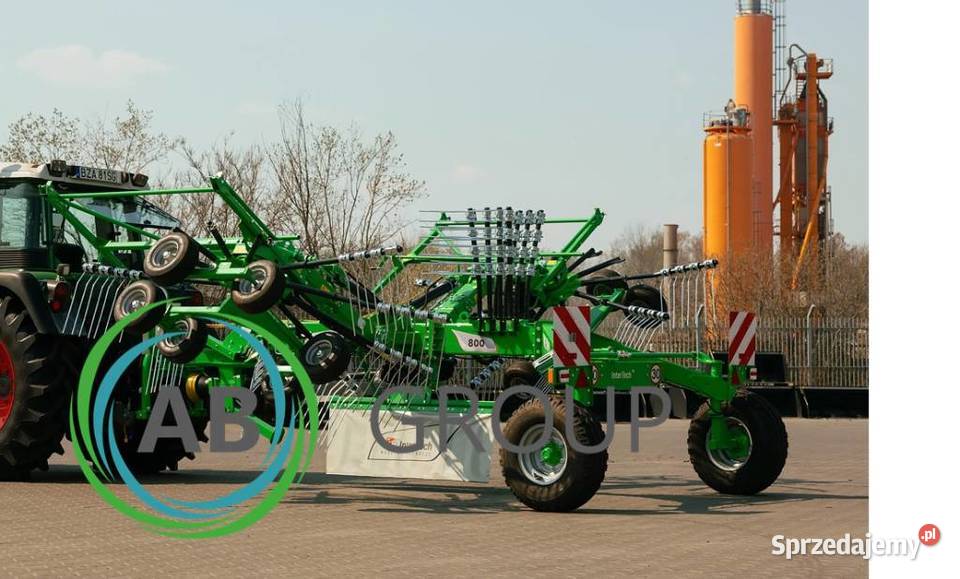 InterTech Zgrabiarka Dwukaruzelowa ZKD 800 GZD01 Rzędziany