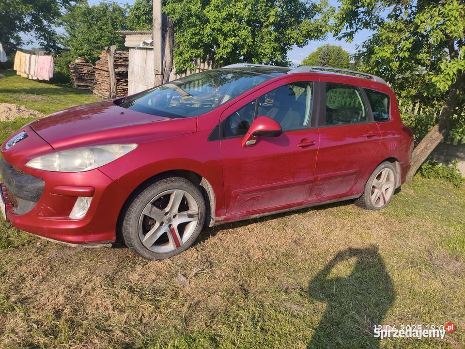 Peugeot 308sw t7 2008r diesel śląskie Udórz sprzedam