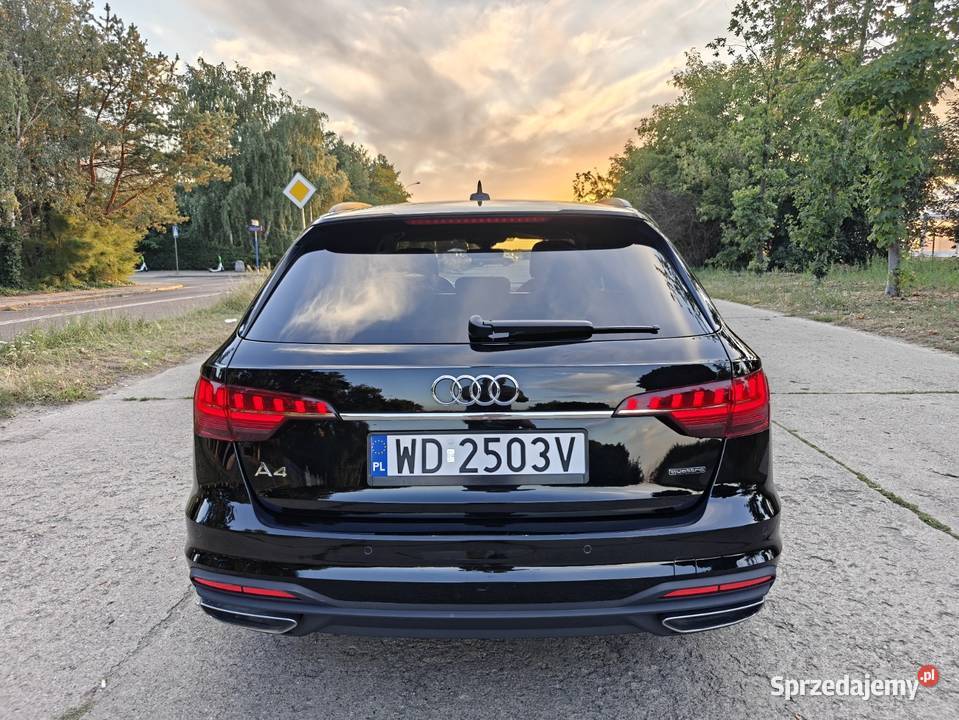 Audi A4 B9 Avant Facelift 40TDI quattro 204 2022 światła przeciwmgielne mazowieckie Warszawa