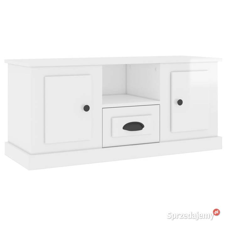 Szafka pod TV wysoki połysk biała 100x355x45 Warszawa