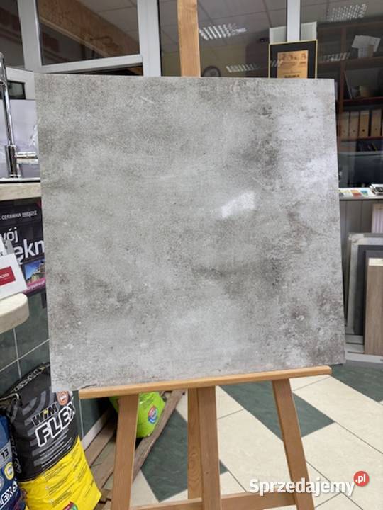 Płytka GRES szary lappato 60x60 dark grey lux Zakopane