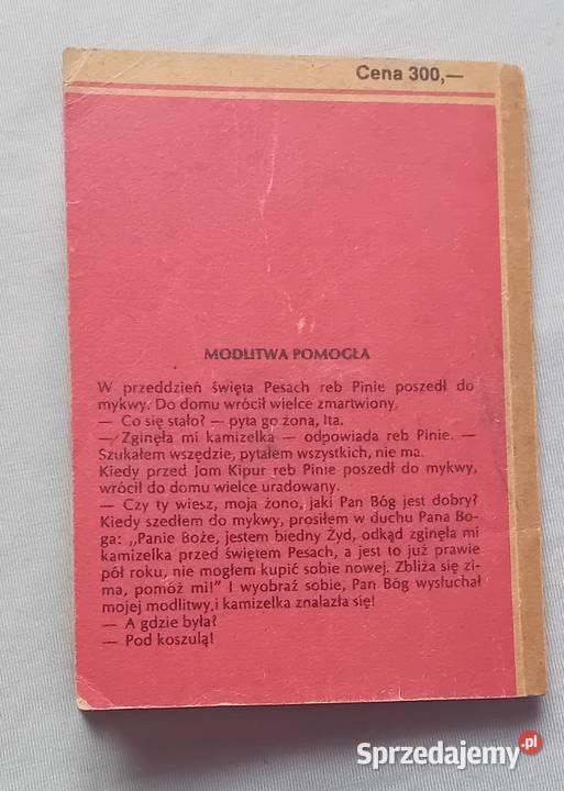 Judaica Mieczysław Jewerbaum Same cuda żydowskie