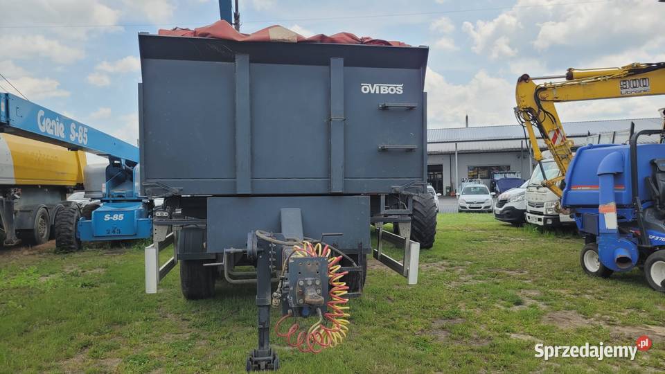 Przyczepa wywrotka OVIBOS PC18WA 18 T 2 osie nieuszkodzony Przyczepy rolnicze podkarpackie sprzedam