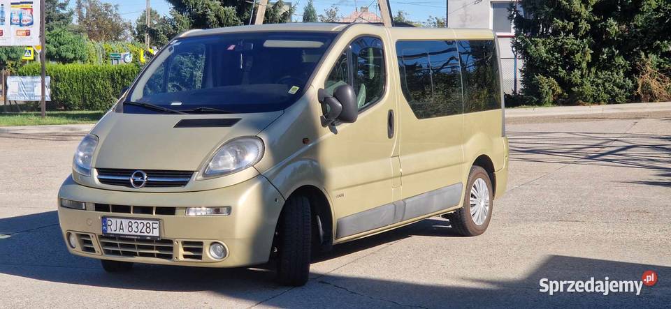 Opel Vivaro 8 osób 2.5 cdti klima Webasto nawiewy tył