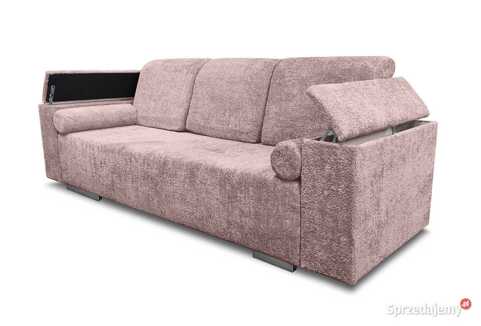 Sofa HOMME 3osobowa Funkcja Spania Schowki w Kępno