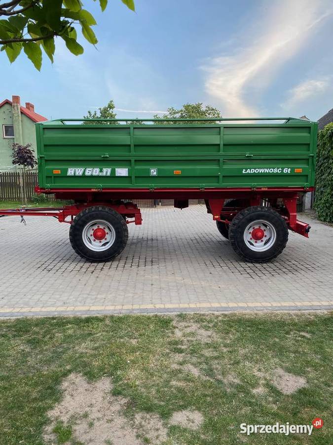 Przyczepa Rolnicza HL HW 2 Stronny Wywrot 6011 nieuszkodzony Słupca