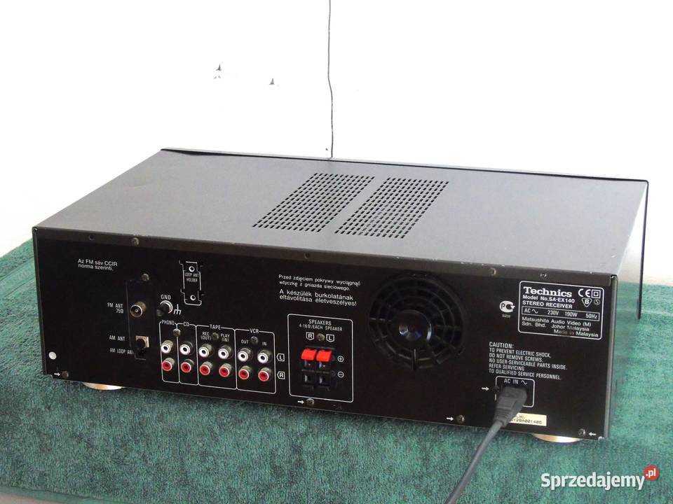 Wzmacniacz z radiem Technics SAEX140 mocny i Jasło sprzedam