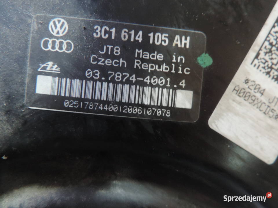 VW PASSAT B6 SERWO POMPA HAMULCOWA 3C1614105AH
