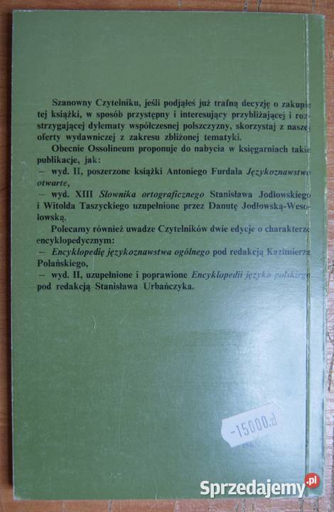 Jan Miodek lata ze słowem polskim Parczew sprzedam