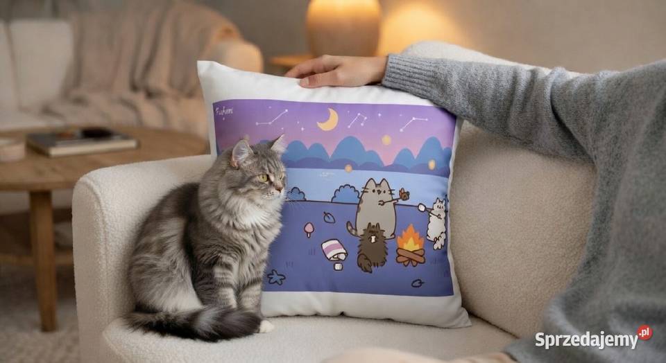 Pusheen prezent niej dziecka zestaw Poduszka Warszawa