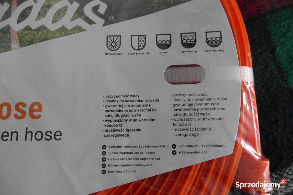 Wąż kroplujący nawadniający 15m firmy Bradas 4 Przewody kroplujące Warszawa sprzedam