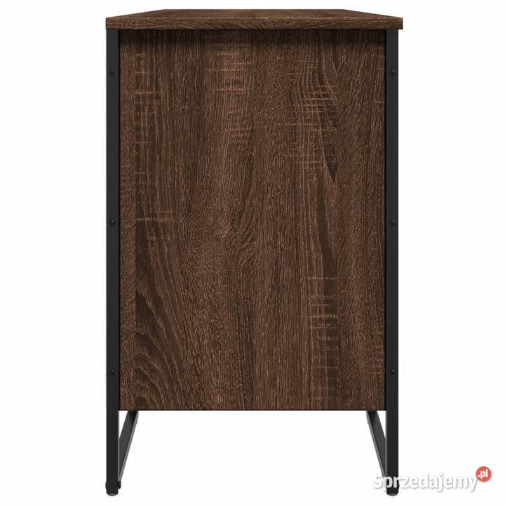 Szafka na buty brązowy dąb 90x38x615 WM848648 mazowieckie Warszawa
