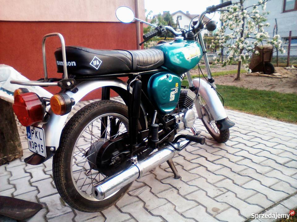 Simson s51 motorower wielkopolskie Babiak