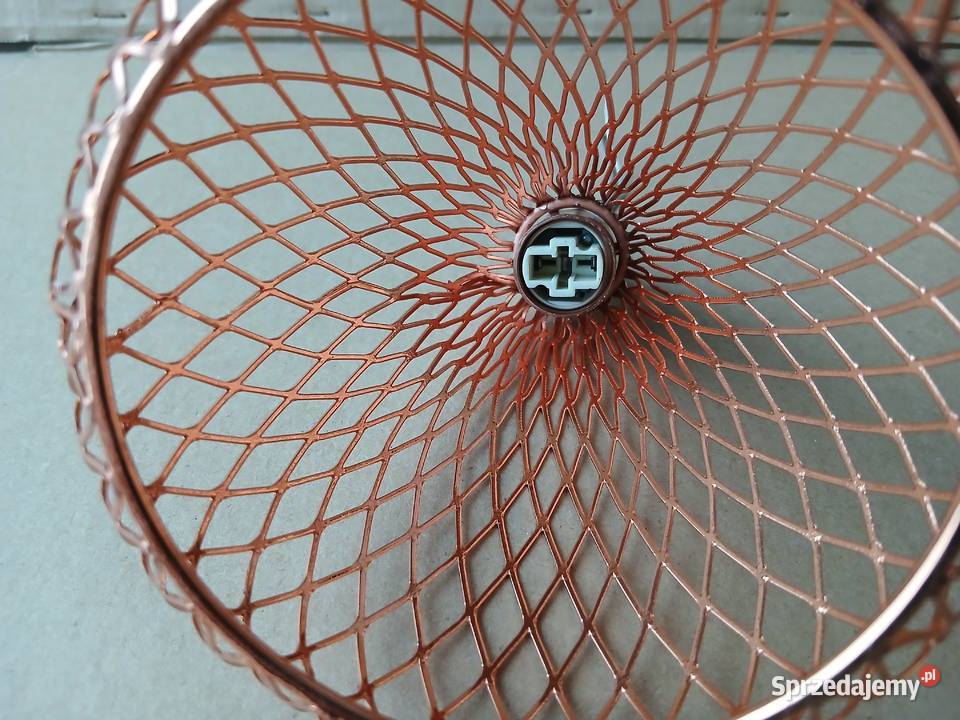 Klosz do lampy metalowy koszyczek na oprawkę G9
