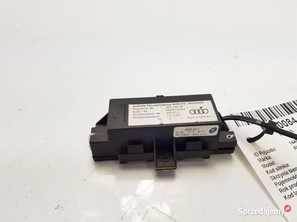 MODUŁ AUDI A8 D3 4E0919064 PODŚWIETLENIA