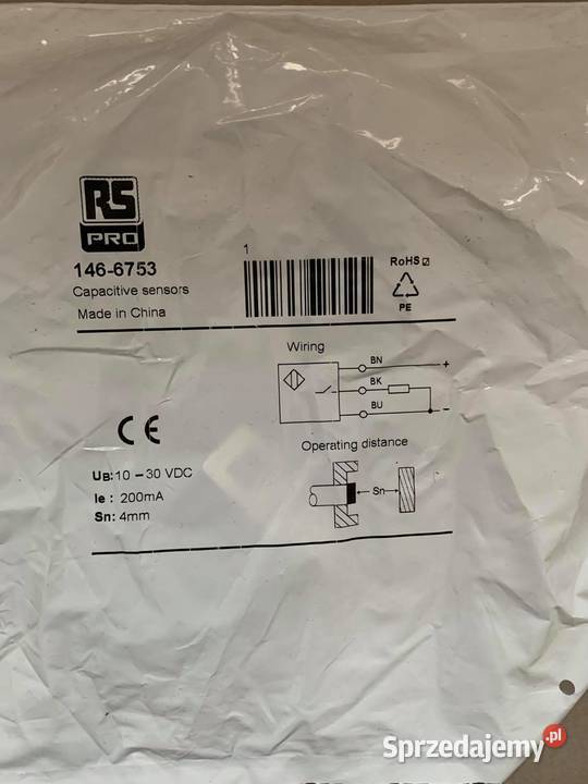 RS PRO M12 x 1 Capacitive Proximity Sensor mazowieckie Warszawa sprzedam