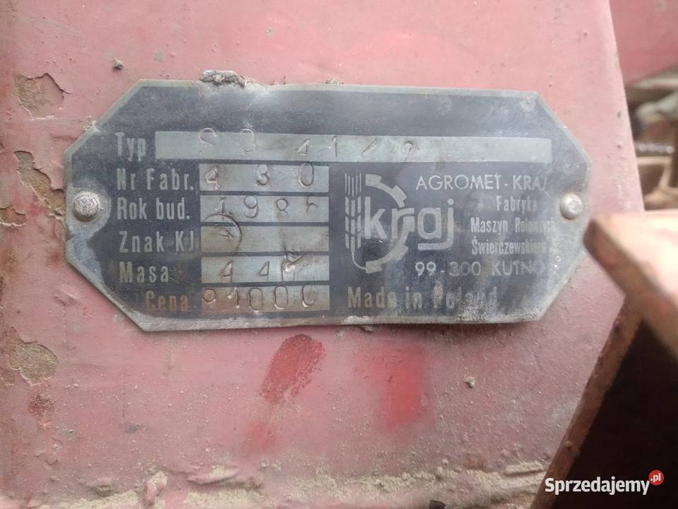 Siewnik do buraków AGROMET KUTNO nieuszkodzony wielkopolskie Poznań